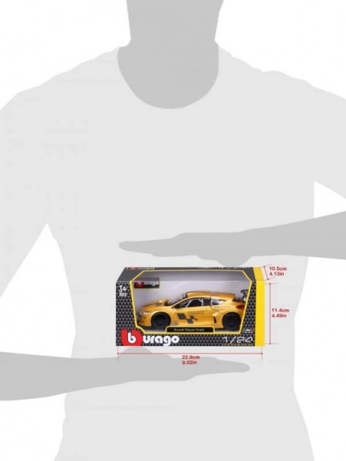Bburago 1:24 Renault Mégane Trophy Metalik Žuta 18-22115