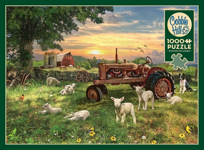 Puzzle polje pri izlasku sunca od Cobble Hill 1000 dijelova