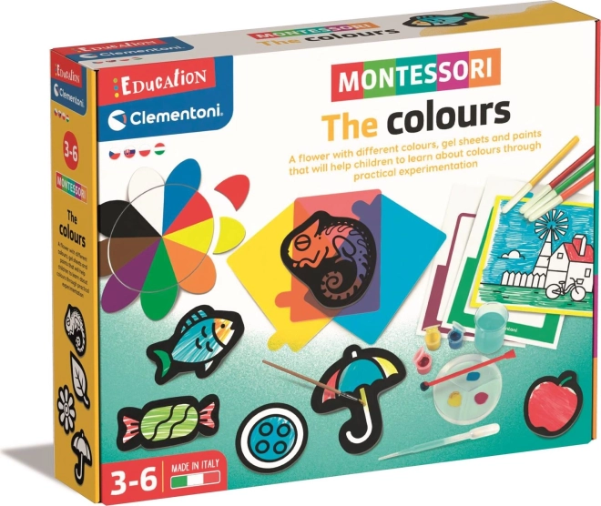 Montessori set za učenje boja od Clementoni