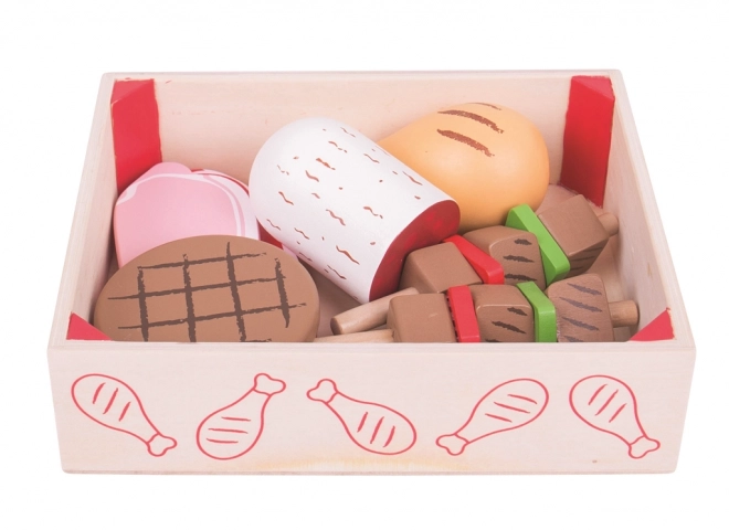 Bigjigs Toys Drvene prerađevine u kutiji