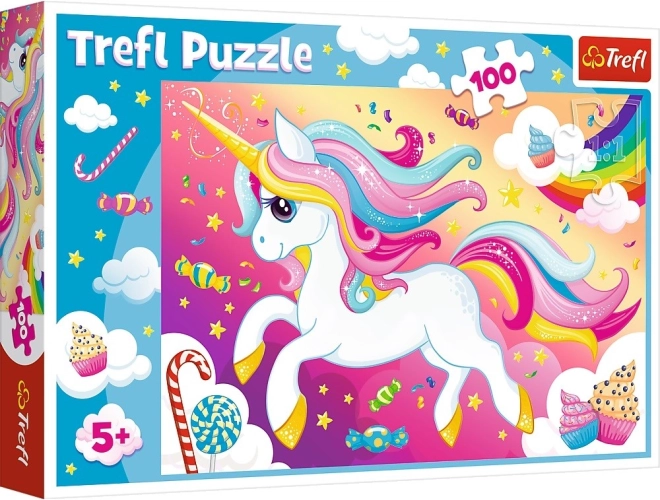 Puzzle od 100 dijelova Lijepi Jednorog Trefl