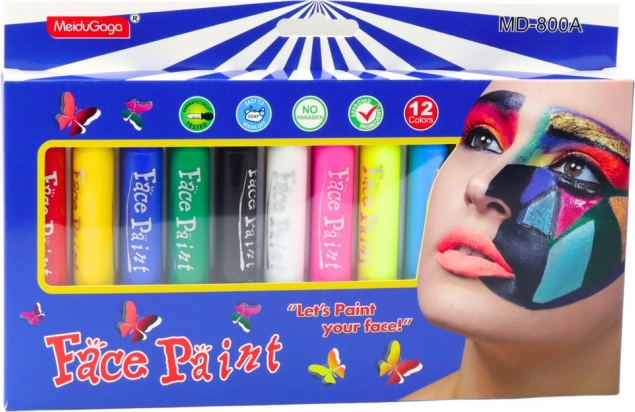 Set za oslikavanje lica - 12 bojica
