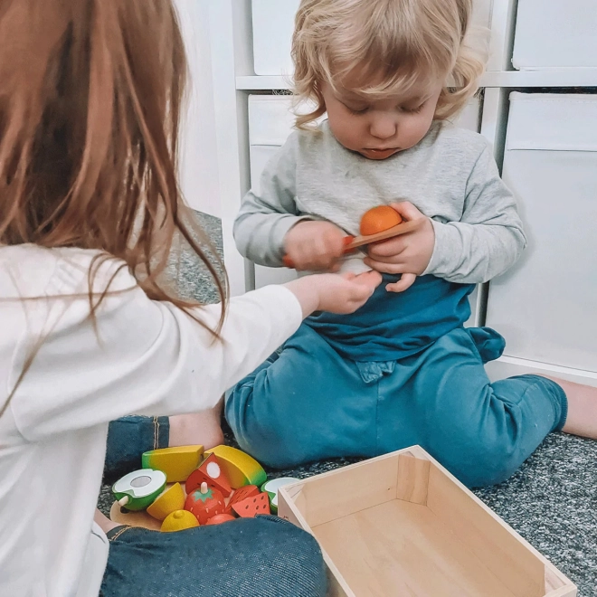 Bigjigs Toys Voće za rezanje u kutiji