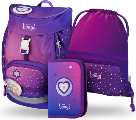 Školski set BAAGL Airy Konji Srce