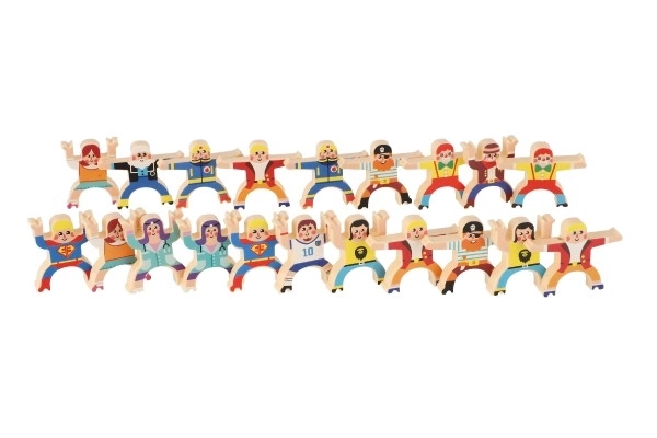 Igra balansiranja herkul mini plastika 26 komada, 3 boje u kutiji 21x19x3,5 cm
