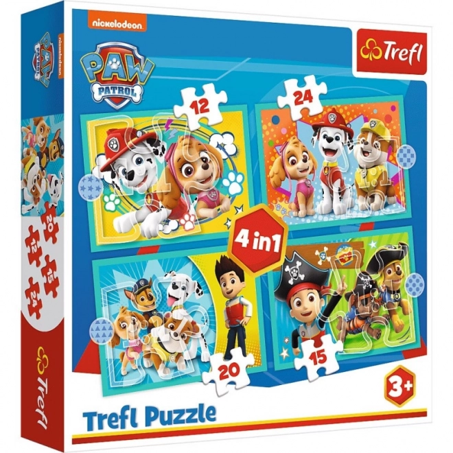 Puzzle 4v1 - Psići u ophodnji