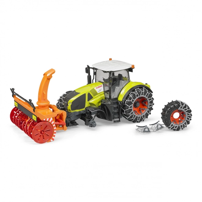 Bruder traktor Class Axion 950 sa snježnim frezama
