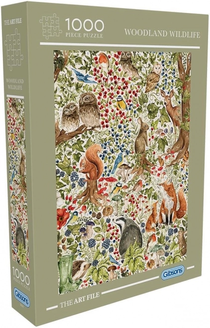 Puzzle Šumska fauna - 1000 dijelova