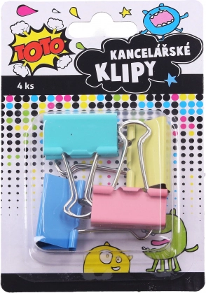 Uredske klipse 32 mm, set 4 kom