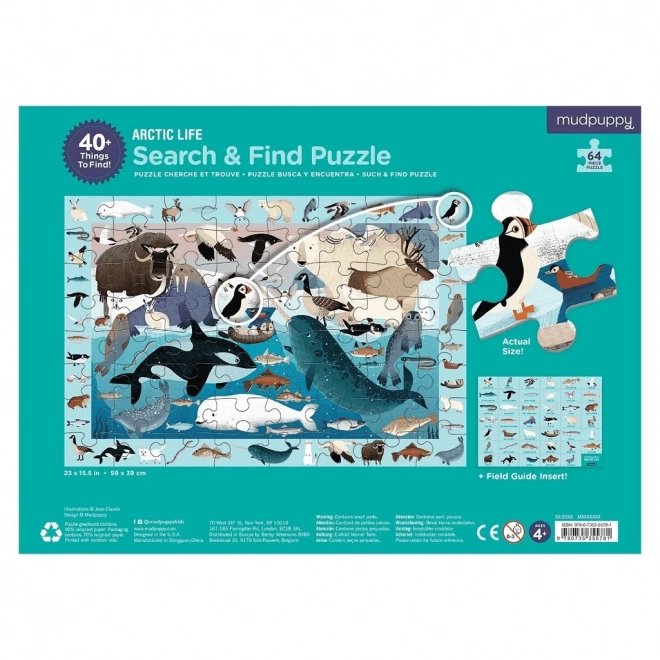 Mudpuppy puzzle Slaži i pronađi: Život u Arktiku