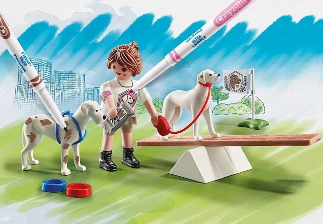Playmobil Color Trening sa psima