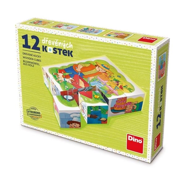 Dino edukativne kocke Zanimanja - set od 12 kocki