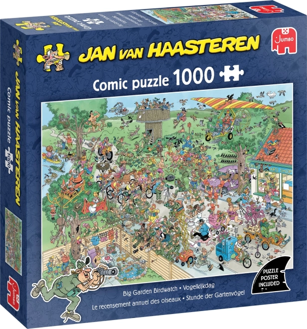 Puzzle JUMBO Jan van Haasteren Promatranje ptica 1000 dijelova