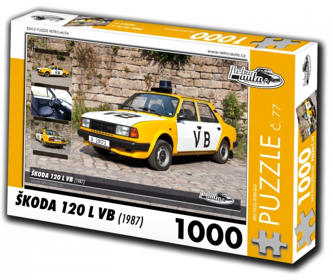 Retromobilna slagalica Škoda 120 L VB (1987)
