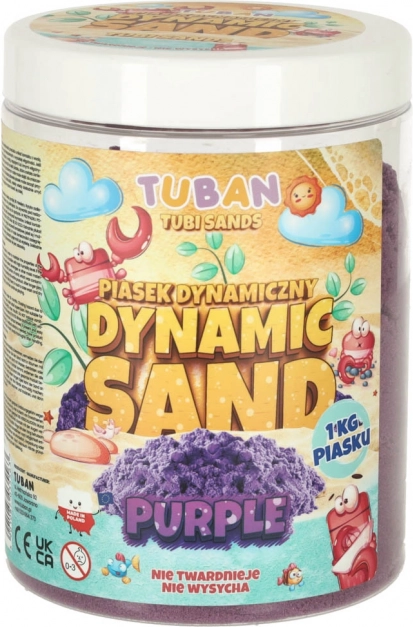 Tuban dinamički pijesak 1 kg – Ljubičasta