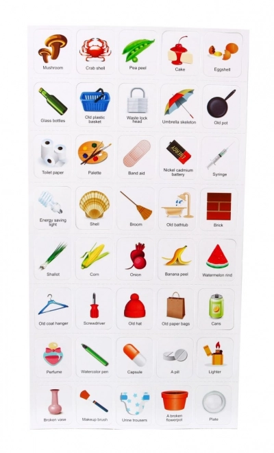 Interaktivno kamion za smeće za djecu 3+ Uči o ekologiji + 4 kontejnera + karta otpada