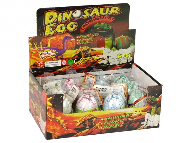 Čarobno Jaje Dinosaurus 6 cm Bijelo