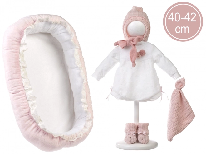 Odjeća za lutku bebu veličine 40–42 cm s dodacima