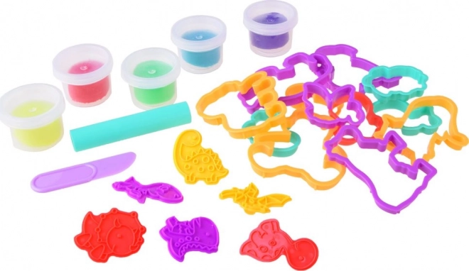 Set plastelina s kalupima dinosauri