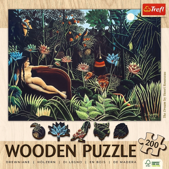 Drvene Puzzle Umjetnost: Henri Rousseau - San 200 Dijelova