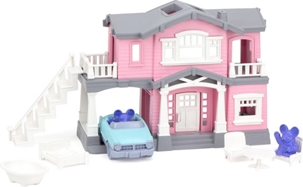 Ružičasta kuća Green Toys s priborom