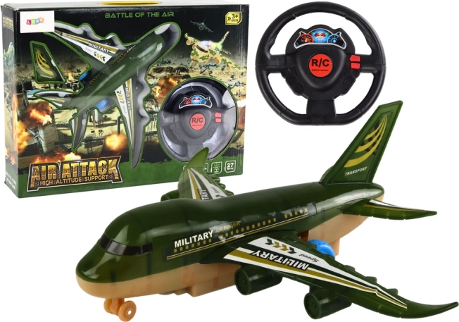 vojni RC avion s osvjetljenjem
