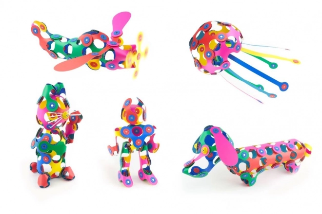 Magnetne kocke Clixo Super Rainbow, 60 komada