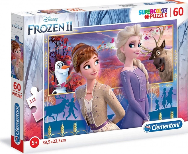 Puzzle 60 komada Super Color Snježno Kraljevstvo 2