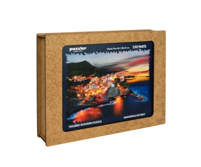 DRVENE ŠARENE PUZZLE - Manarola u Italiji