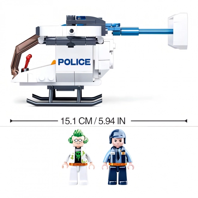 Sluban Policija M38-B0823 Policijski helikopter s dronom za prijevoz zatvorenika