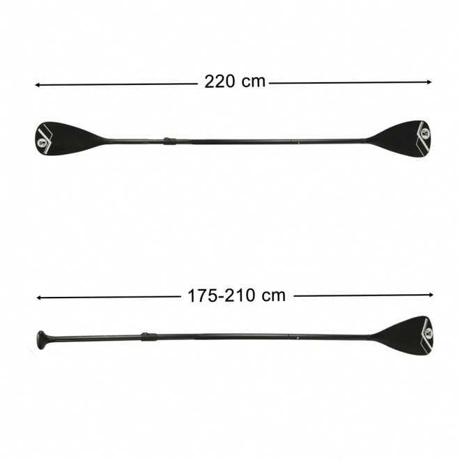 Sklopivo aluminijsko veslo za kajak SUP 2u1 podesivo 175 - 220 cm