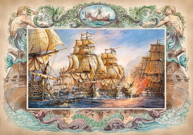 Puzzle Pomorska Bitka 2000 Dijelova CHERRY PAZZI