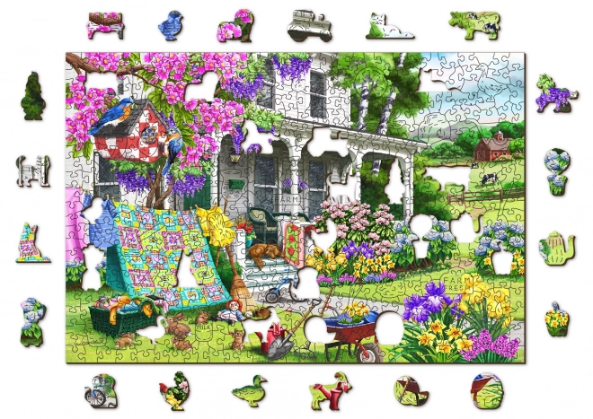 Drvene puzzle Seoski vrt od WOODEN CITY
