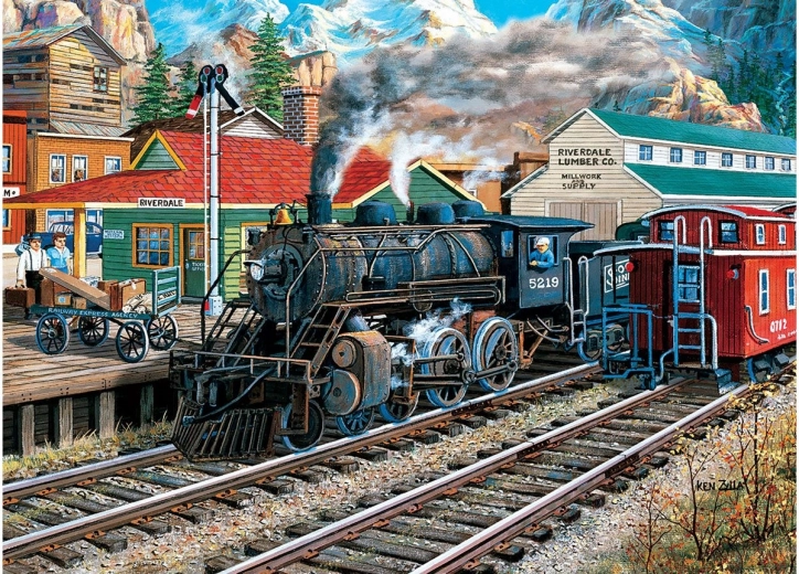 Puzzle EUROGRAPHICS stara željeznička stanica 1000 dijelova