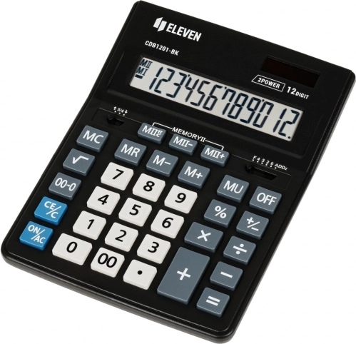 Kalkulator ELEVEN, 12-znamenkasti, crni