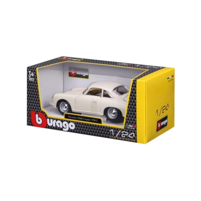 Bburago 1:24 Porsche 356B Coupe (1961) Bjelokost