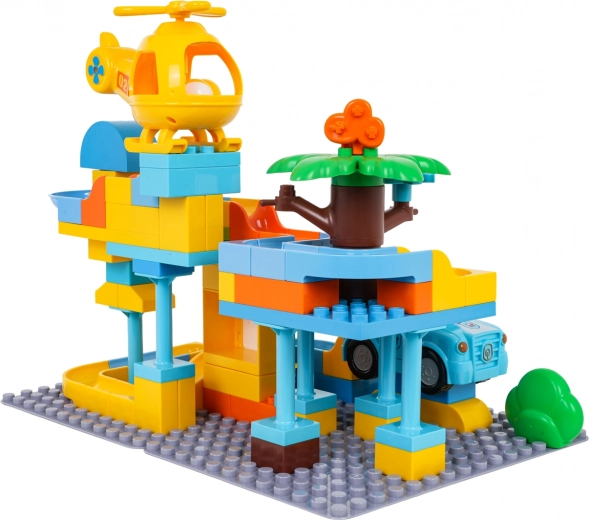 Helikopter i autić s otvorima za loptice