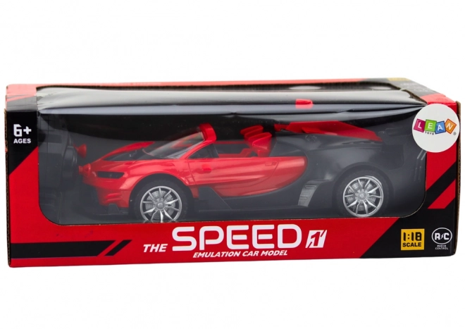 Sportski automobil na daljinsko upravljanje 1:18 Crveni