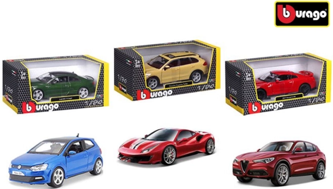 Bburago Automobili 1:24 Set 12 kom