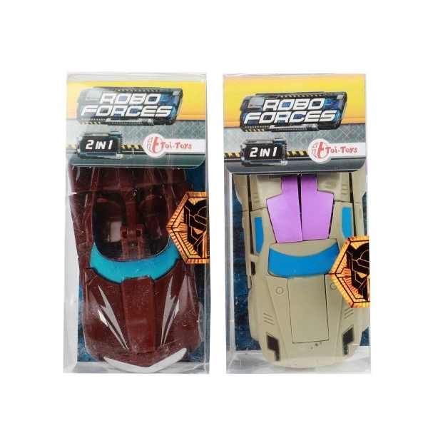 Transformer auto/robot plast 10 cm mix boja u plastičnoj kutiji 5x10,5cm