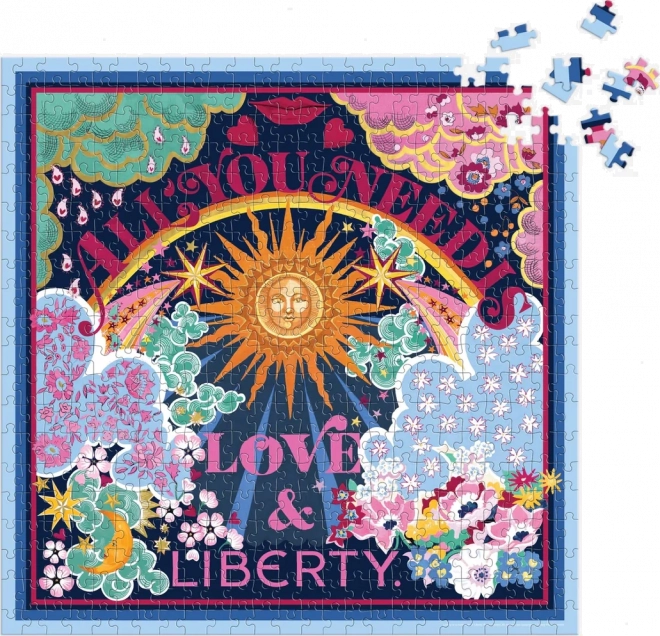 Četvertasta slagalica GALISON Liberty: Sve što trebaš je ljubav 500 komada