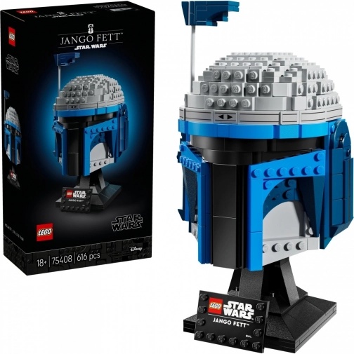LEGO Star Wars kaciga Jango Fetta – kolekcionarski model za izlaganje