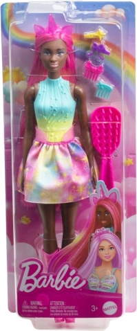 Barbie jednorog – lutka s ekstra dugom kosom i dodacima za češljanje