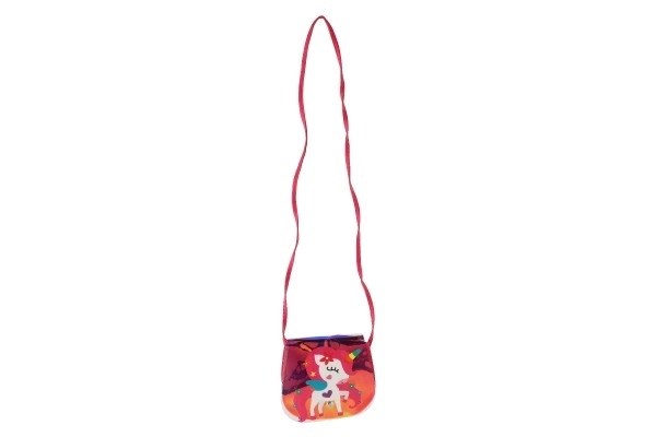 Torbica/Taška dugina jednorog plastika 4 boje u vrećici 17x15x3cm