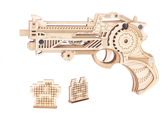 Woodcraft Drvene 3D puzzle Oružje na gumice Virbius