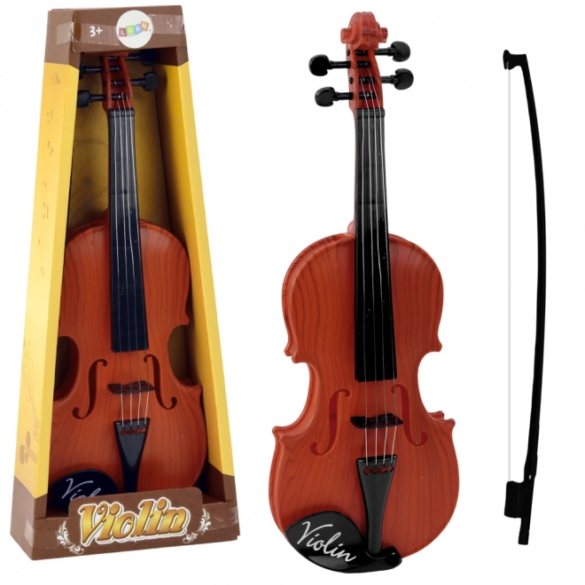Dječje violine s tamnosmeđim gudalom