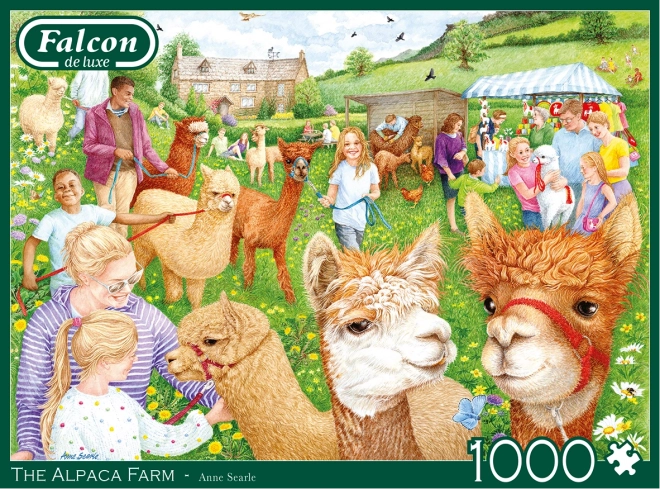 Puzzle Farma s alpakama - 1000 komada
