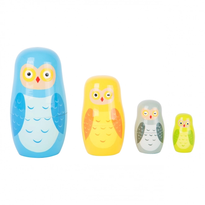 Small Foot Matrica obitelj sova