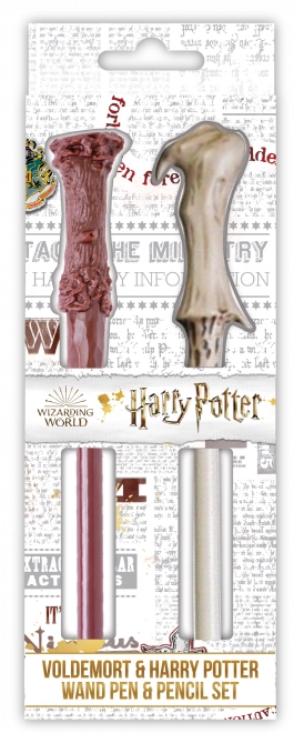 Set kemijska i olovka u obliku čarobnih štapića – Harry i Voldemort