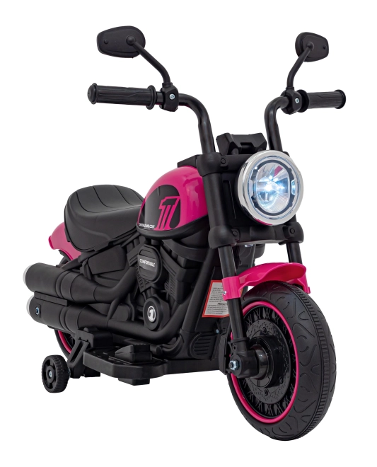 Motocikl Chopper FASTER – Růžový